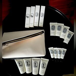 Diptyque Qatar Cosmetics - lip balm, face cream, lotion, eau de toilette 4x